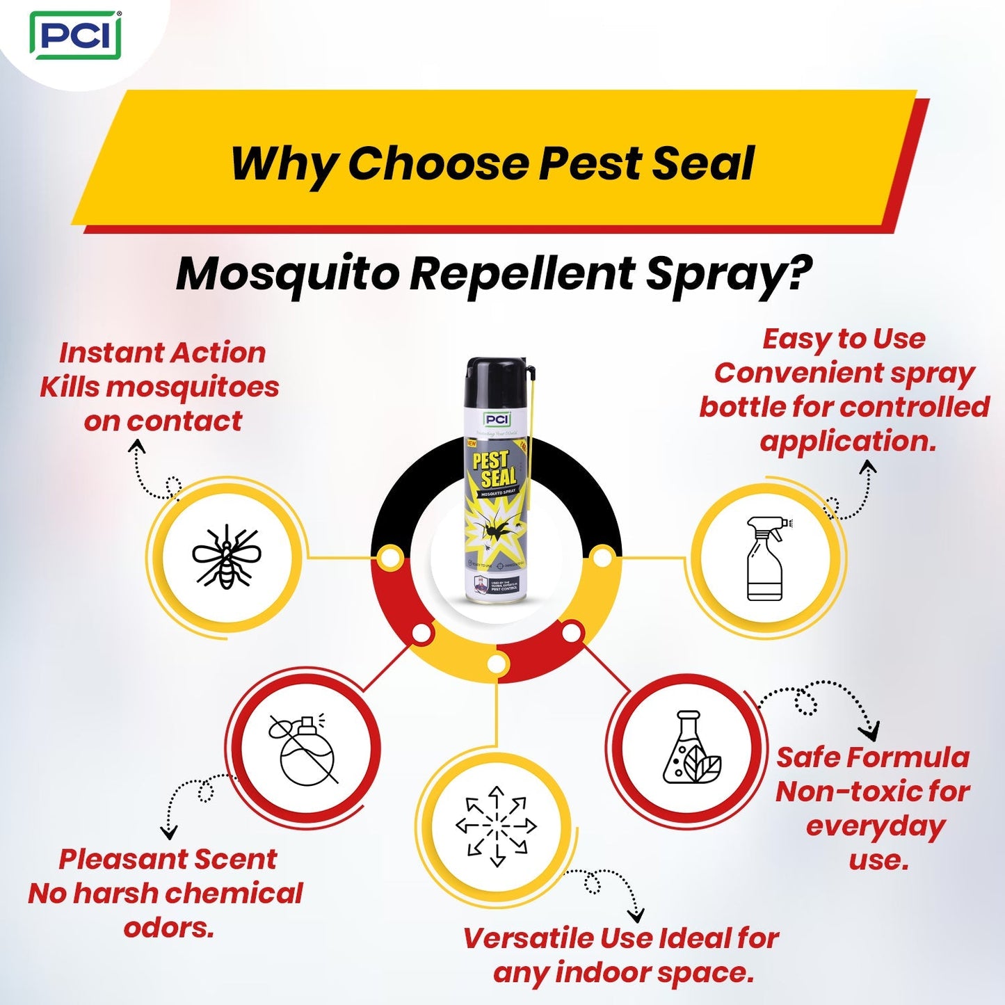 Pest Seal Mosquito Spray - 425ml - Pack of 1