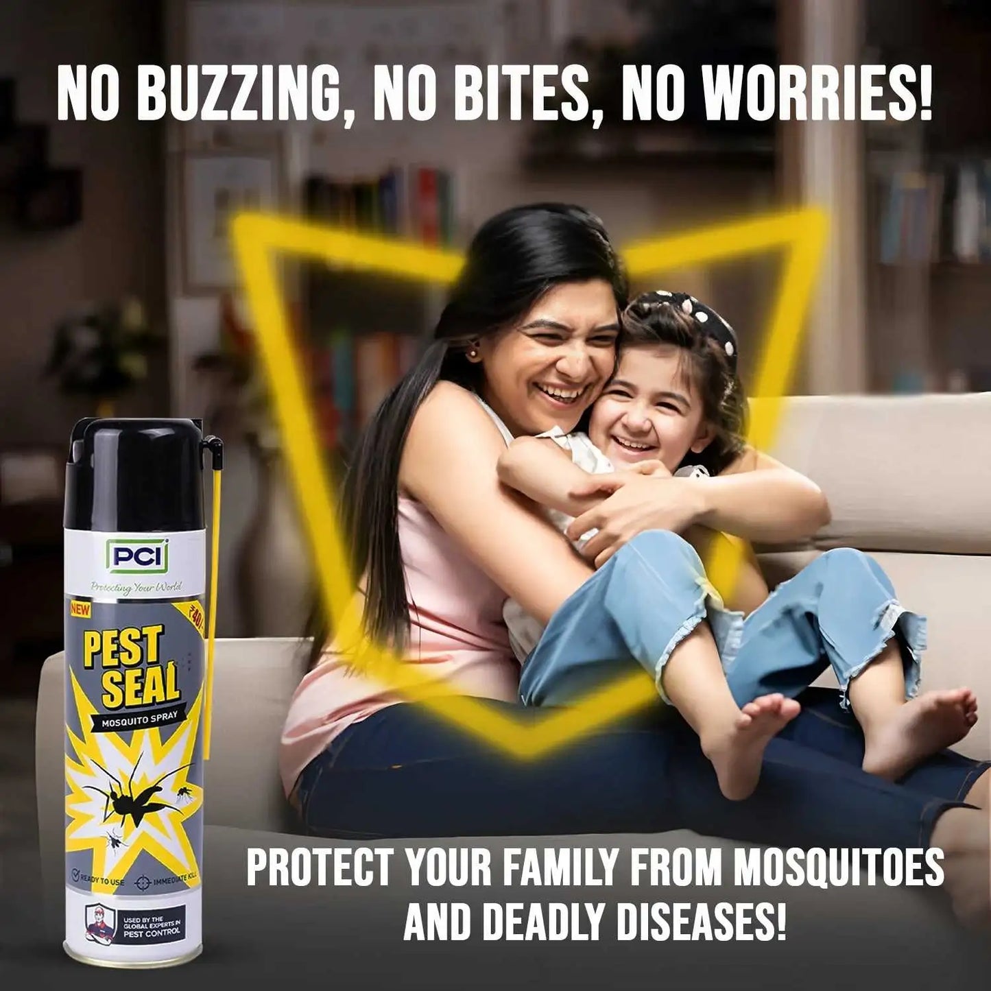 No Buzzing mosquito spray