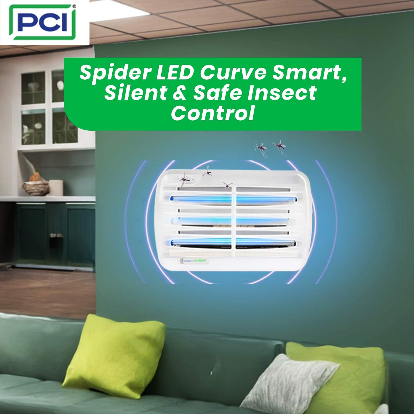 Spider LED Curve Insect Killer