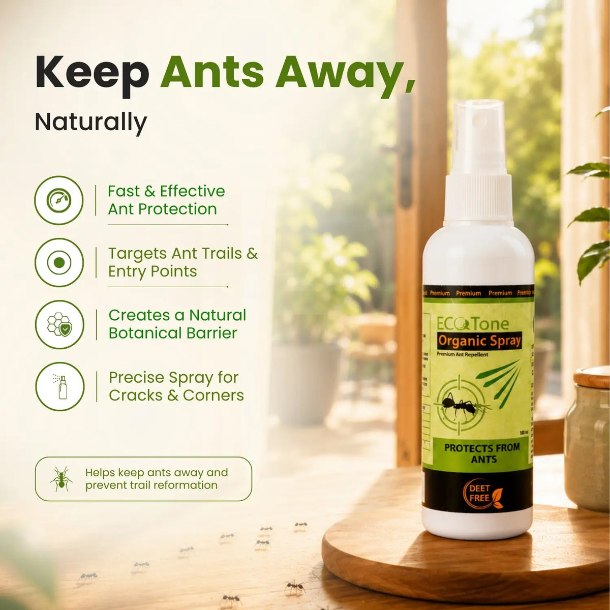 ECO Tone Organic Ant Repellent Spray 100ml