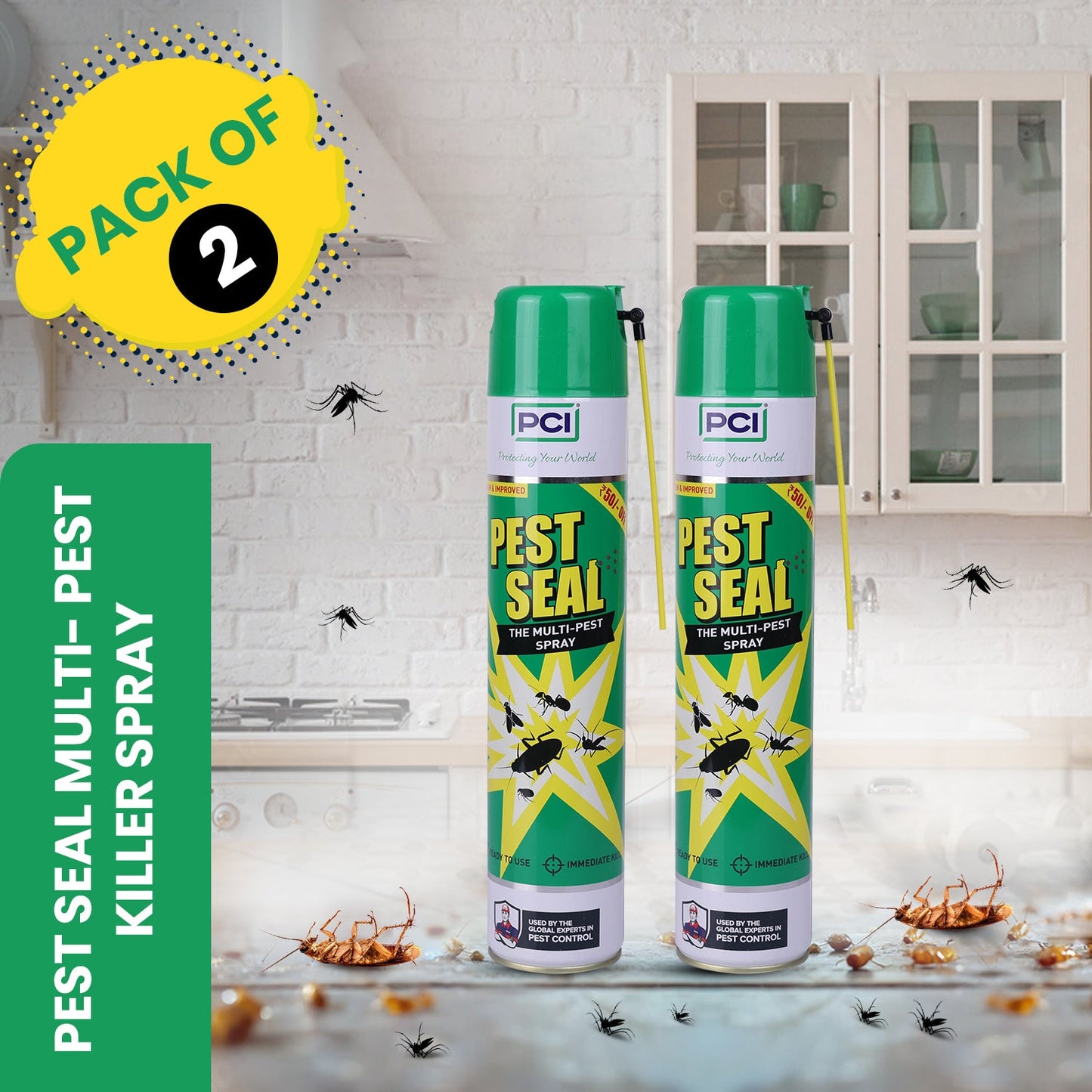 Pest Seal Multi-Insect Spray - 400ML (Pack of 2)