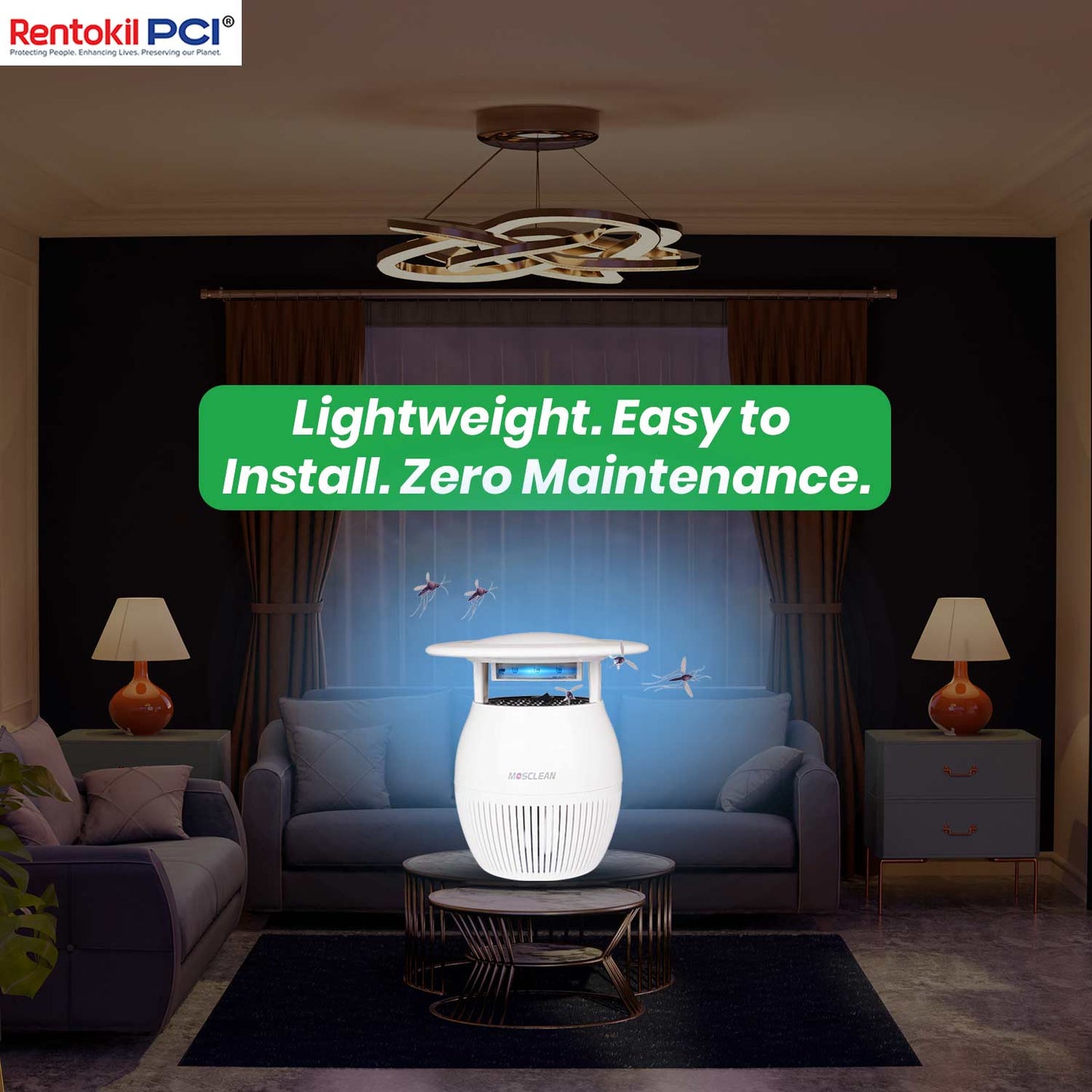 MosClean White Mosquito Trap (IH2 Model)