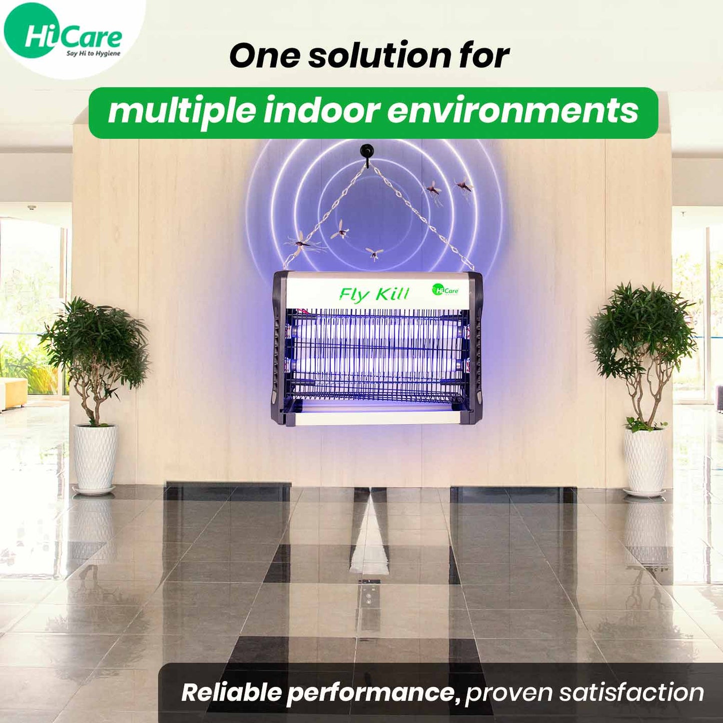 HiCare Fly Kill Slim Electric Fly and Insect Killer