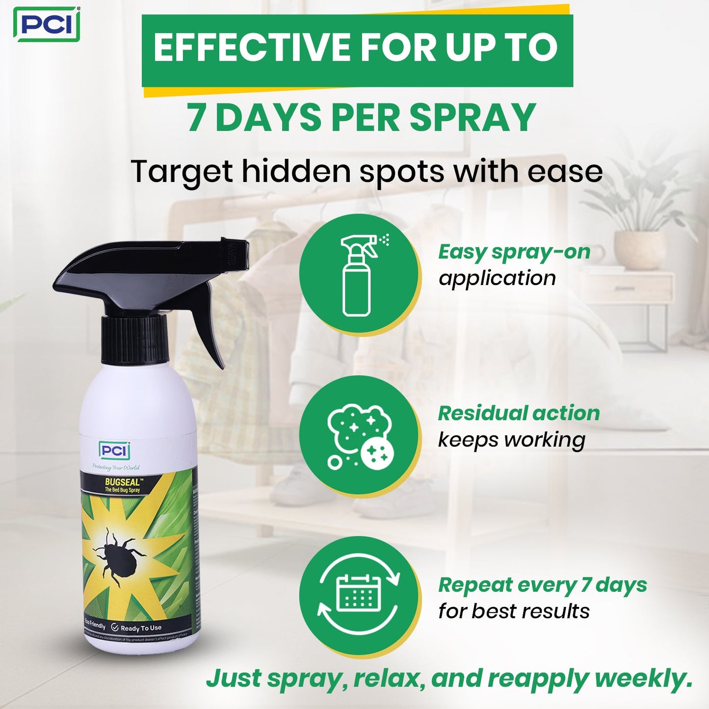 Bug Seal Bed Bug Control Spray | Pack of 2 x 250ml