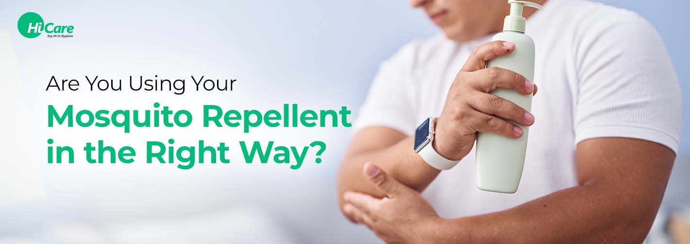 Are You Using Your Mosquito Repellent in the Right Way?