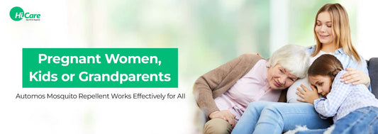 Pregnant Women, Kids or Grandparents - Automos Mosquito Repellent Works Effectively for All