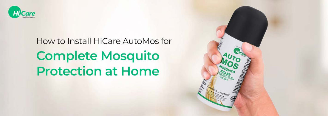 Automos How to Install HiCare AutoMos Mosquito Repellent Machine at Home