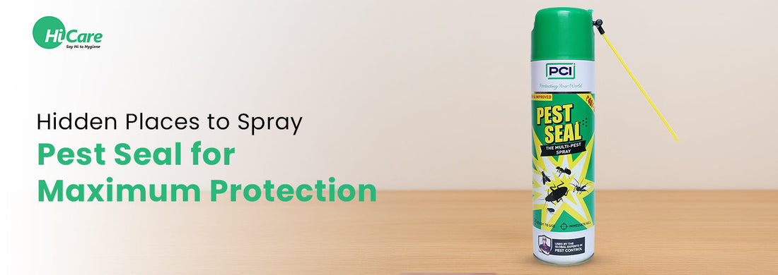 Discover 7 hidden places where spraying Pest Seal gives maximum protection. Keep your home safe from pests with these simple and smart tips.