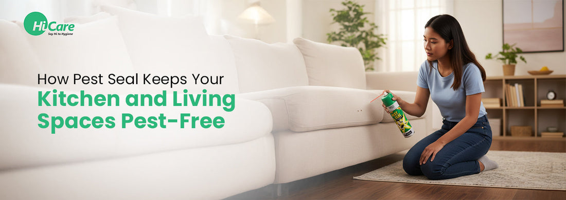 Learn how Pest Seal helps keep your kitchen and living spaces free from pests like cockroaches, ants, flies etc. Easy and effective solution for a safe home.