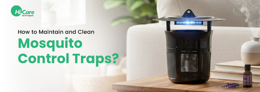 how to maintain and clean mosquito control traps