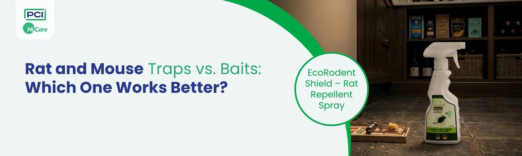 Rat and Mouse Traps vs. Baits: When to use them
