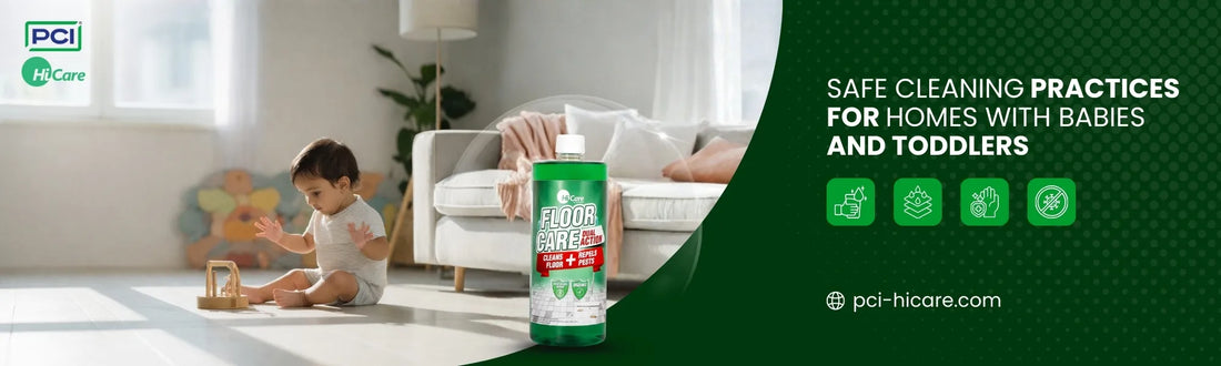 Safe Cleaning Practices for Homes with Babies and Toddlers