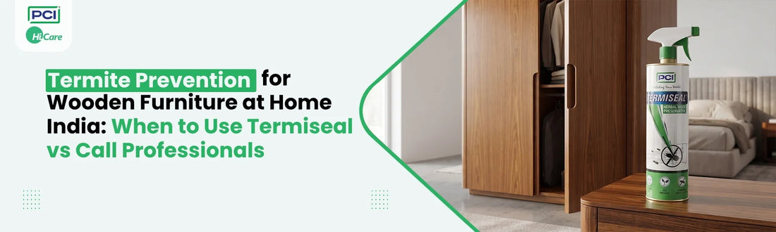 Termite Prevention for Wooden Furniture at Home in India When to Use Termiseal vs Call Professionals