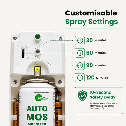 Customisable Spray settings of best mosquito killer machine for home