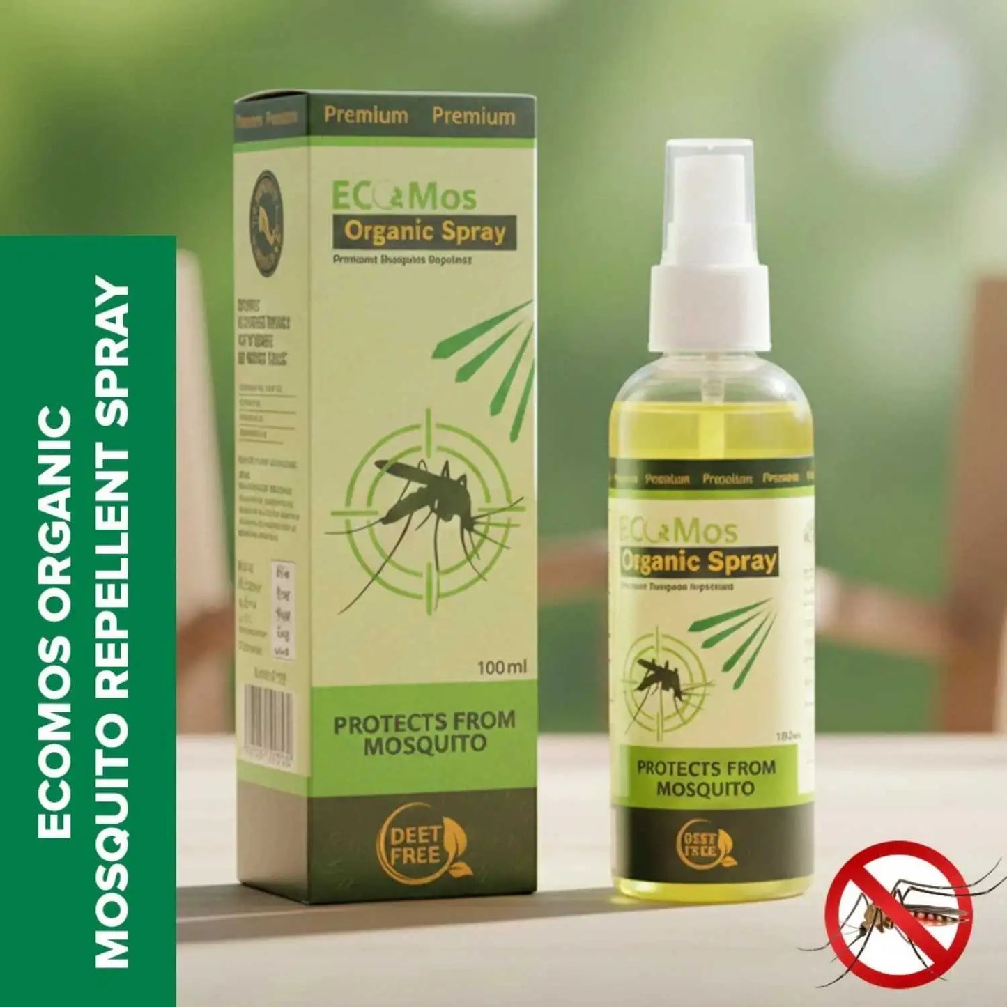 EcoMos Organic Mosquito organic mosquito repellent spray​