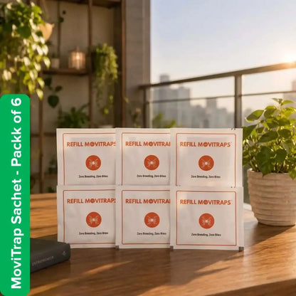 MoviTrap Eco-Friendly Mosquito Larvae Control Herbal Sachets Pack of 6