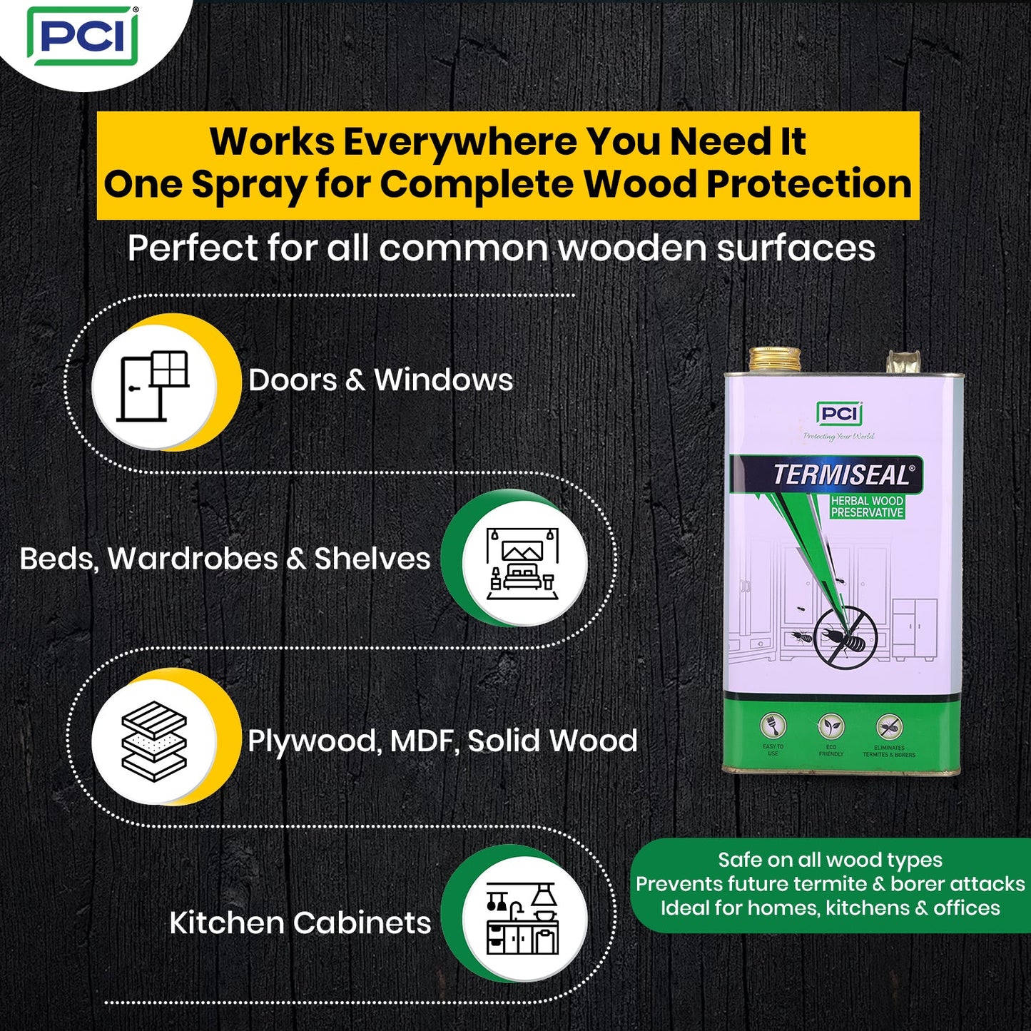 Termiseal Herbal Wood Preservative Spray - 5L