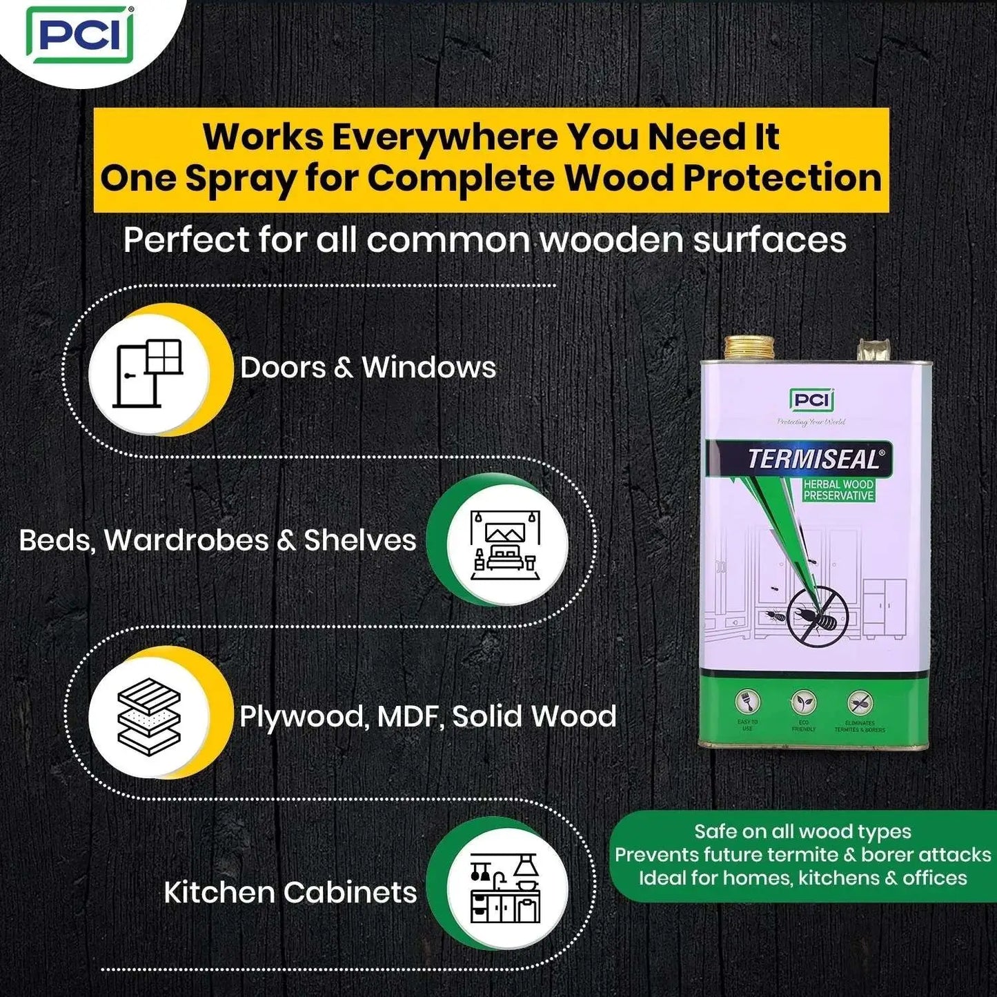 Works Everywhere 5L pack 1 wood preservative spray​