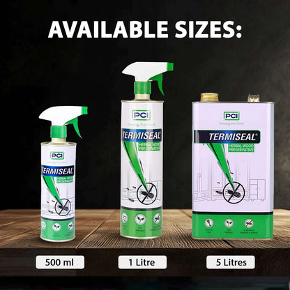 Avalible size Termiseal herbal wood preservative spray​