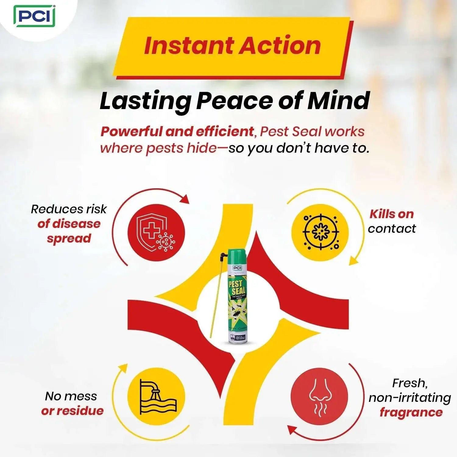 Instant action lasting peace of mind best cockroach spray​