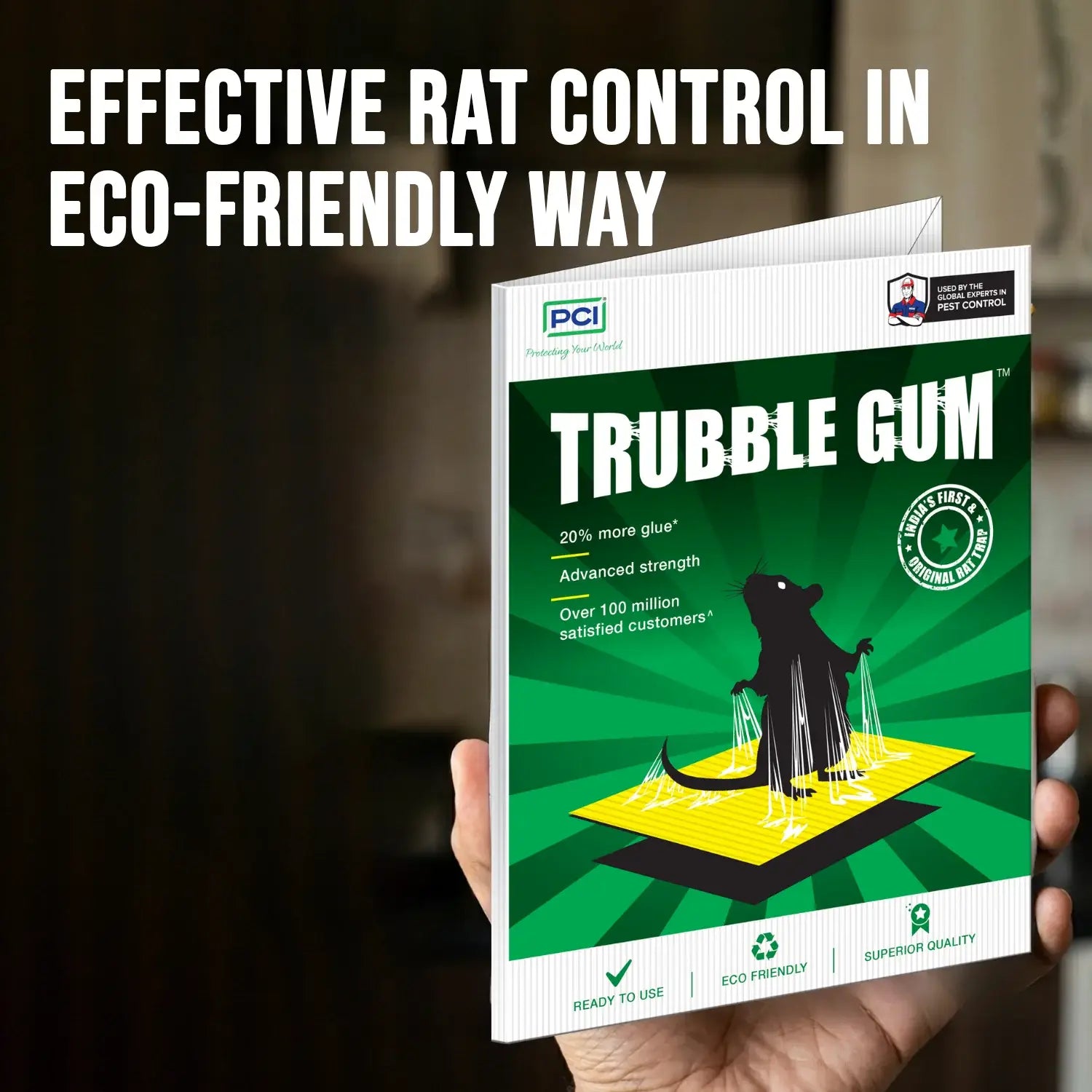 Effective rat control rodent glue traps