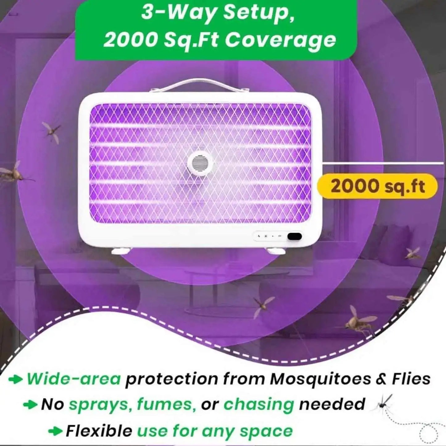 Bug zapper light