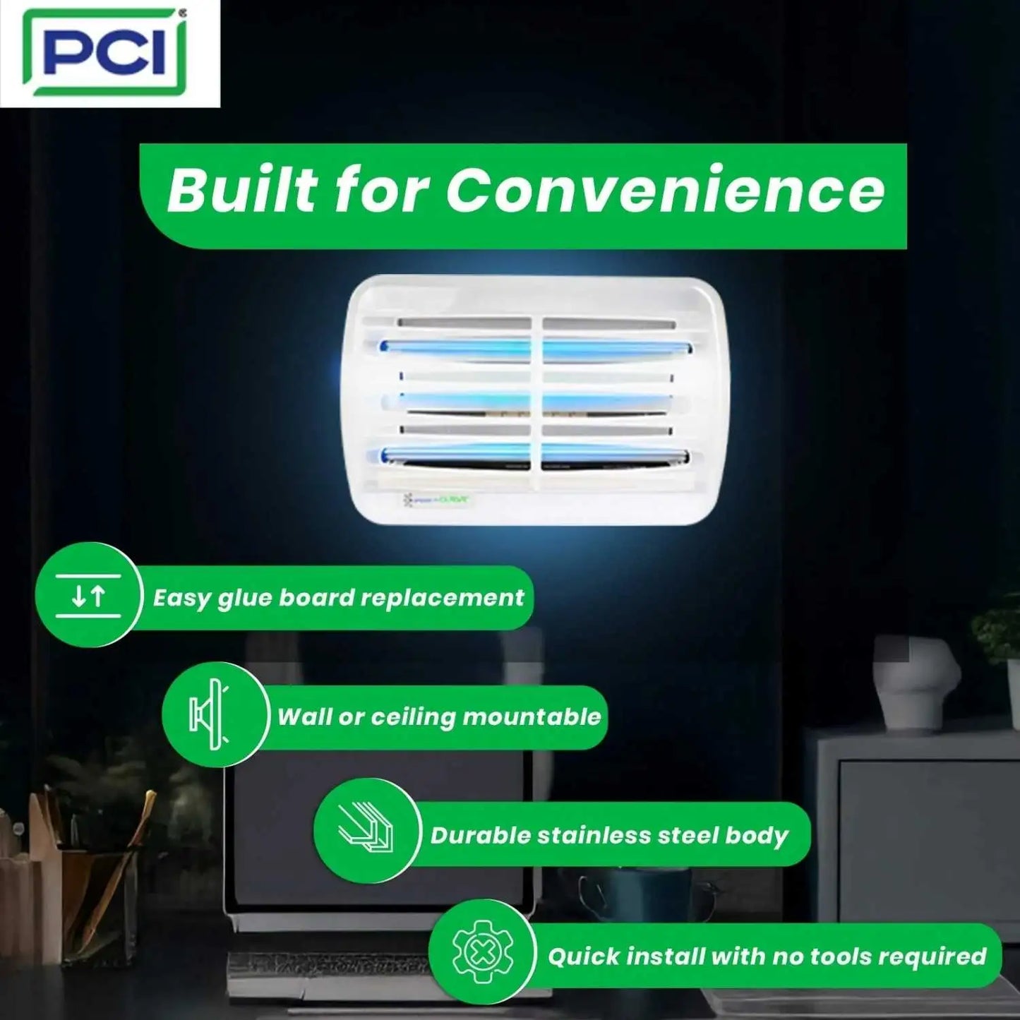 Buit for convenience led mosquito killer