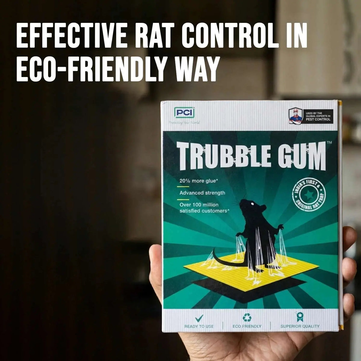 Effective rat control pci trubble gum