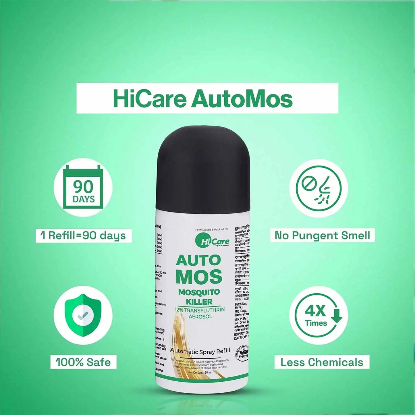 Hicare Automas mosquito killer refill liquid