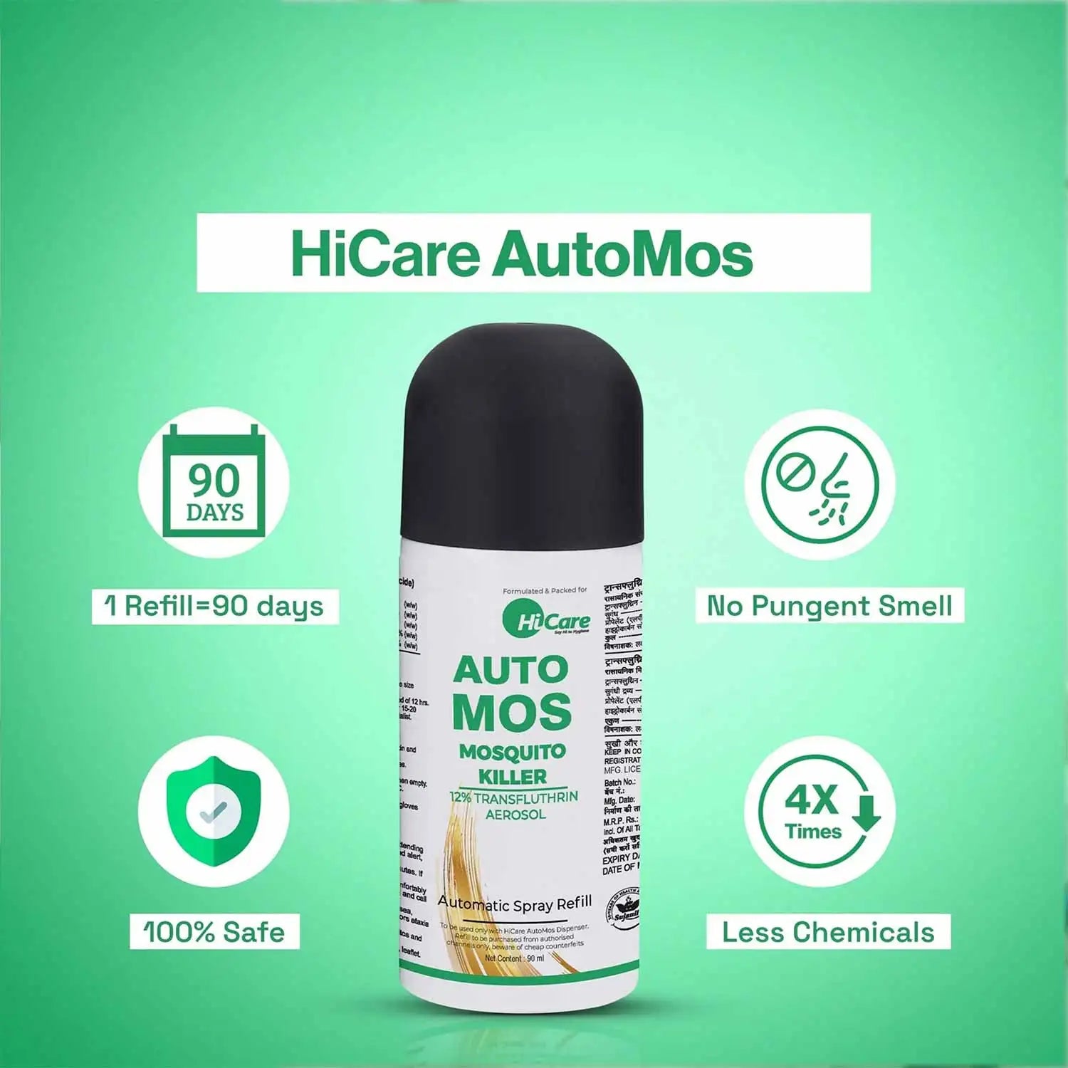Hicare Automas mosquito killer refill liquid