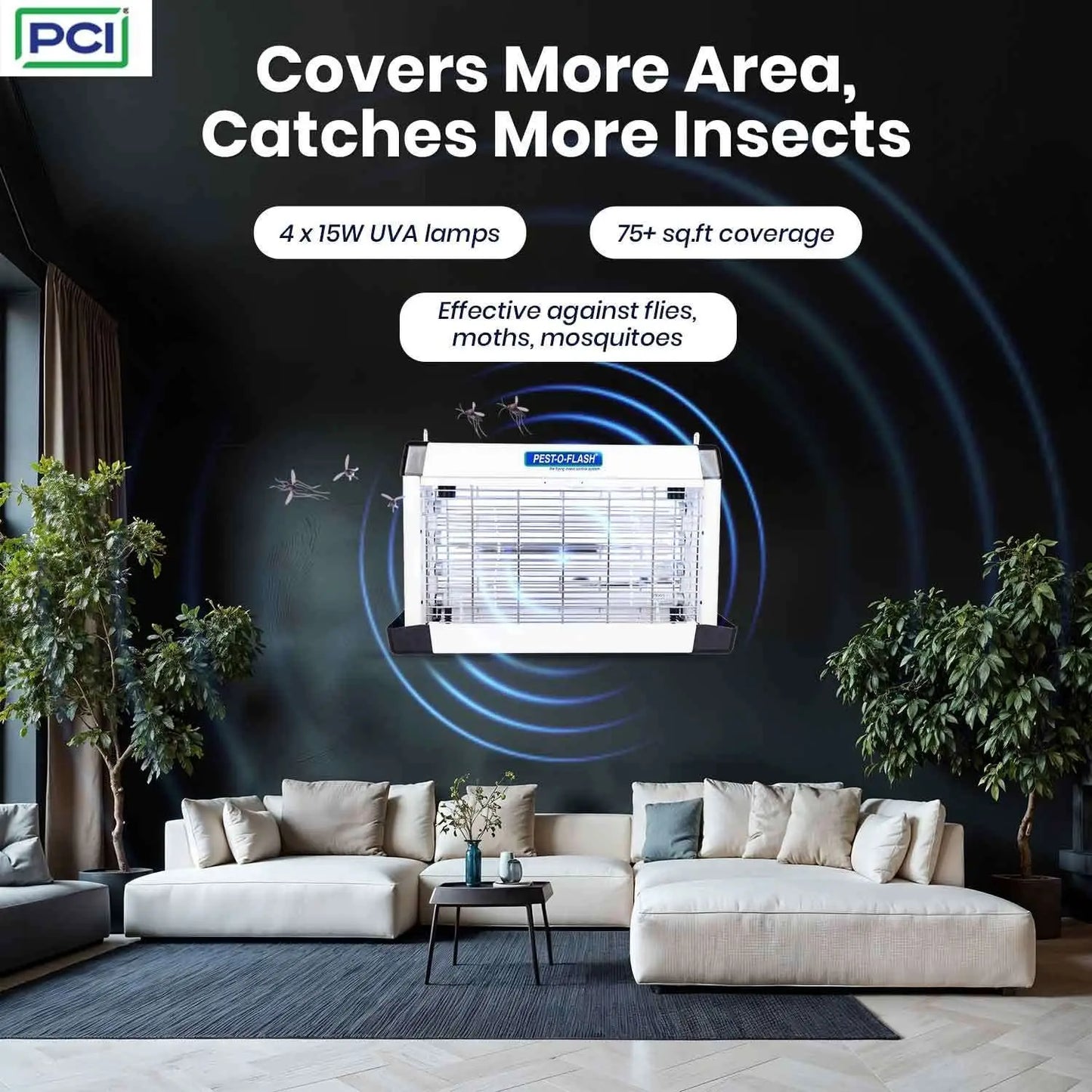 Covers more area flying insect killer
