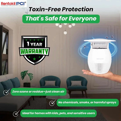 Taxin free protection white mosquito trap