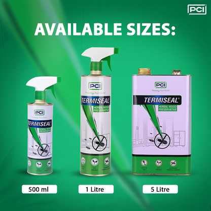 Termiseal Herbal Wood Preservative Spray - 500ML (Pack of 2) | Eco-Friendly Protection from Termites, Borers & Wood Pests