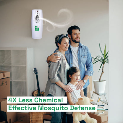 AutoMos Mosquito Repellent Refill (Pack of 2) – 90 Days Protection | Covers 200 sq. ft. for 180 Days, 400 sq. ft. for 90 Days | Silent, No Pungent Smell | Ideal for Living Spaces