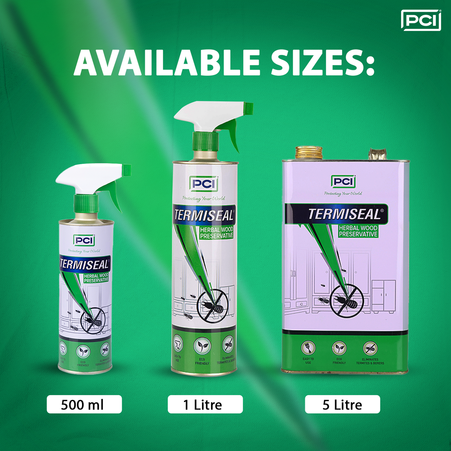 Termiseal Herbal Wood Preservative Spray - 500ML (Pack of 2)