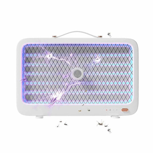 Portable MosSwatter – Rechargeable UV LED Bug Zapper with 10 Beads | 2000mAh Battery | Indoor & Outdoor Insect Killer | Safe for Kids & Pets | 2000 Sq.Ft Coverage