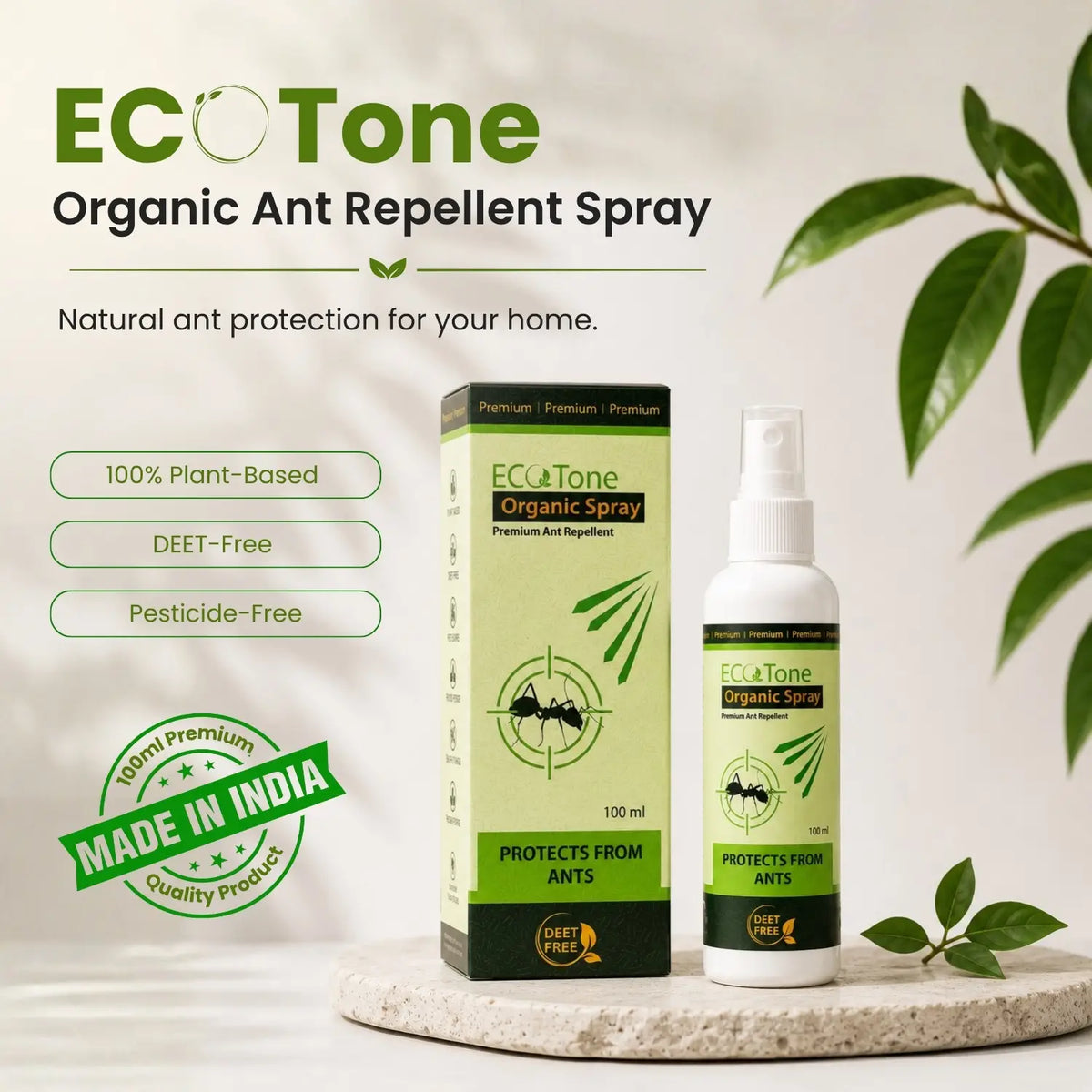 ECO Tone Organic Ant Repellent Spray 100ml