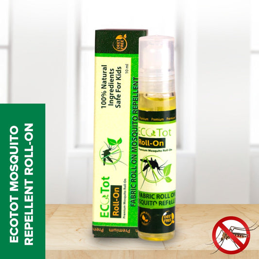 🎁 EcoTot Mosquito Repellent Roll-On (10ml) – 100% Natural, DEET-Free | 8-Hour Protection for Kids & Adults | Fabric-Safe & Travel-Friendly (100% off)