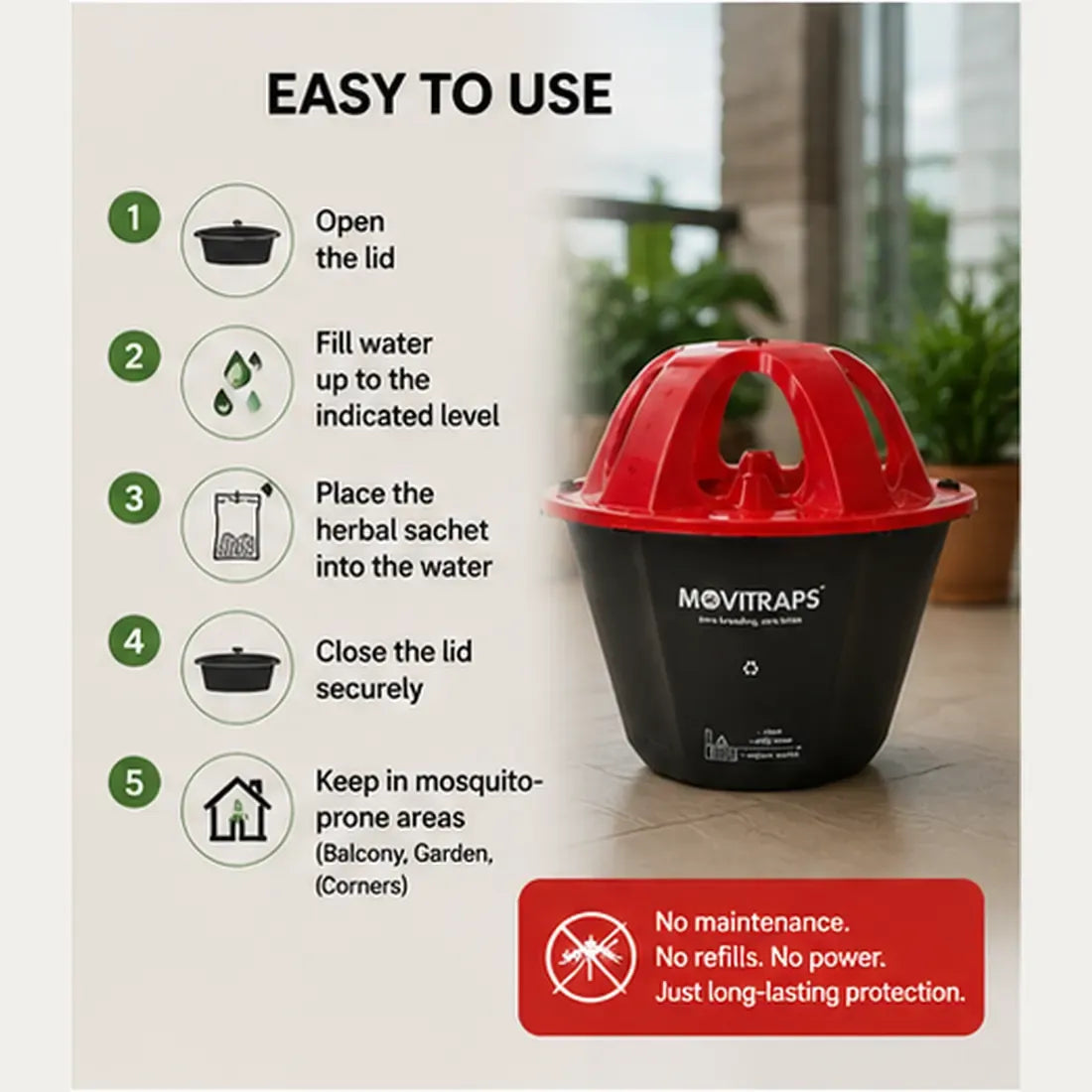 MoviTrap Mosquito Trap