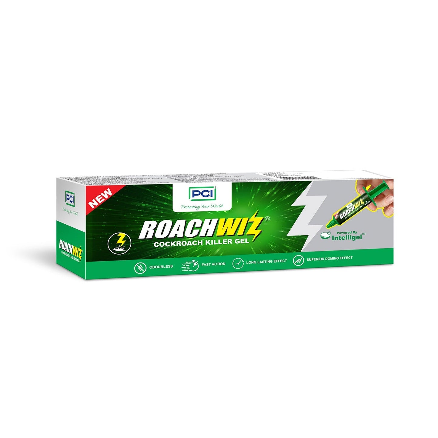 RoachWIZ Cockroach Killer Gel – Fast-Acting, Odorless Formula for Home & Kitchen