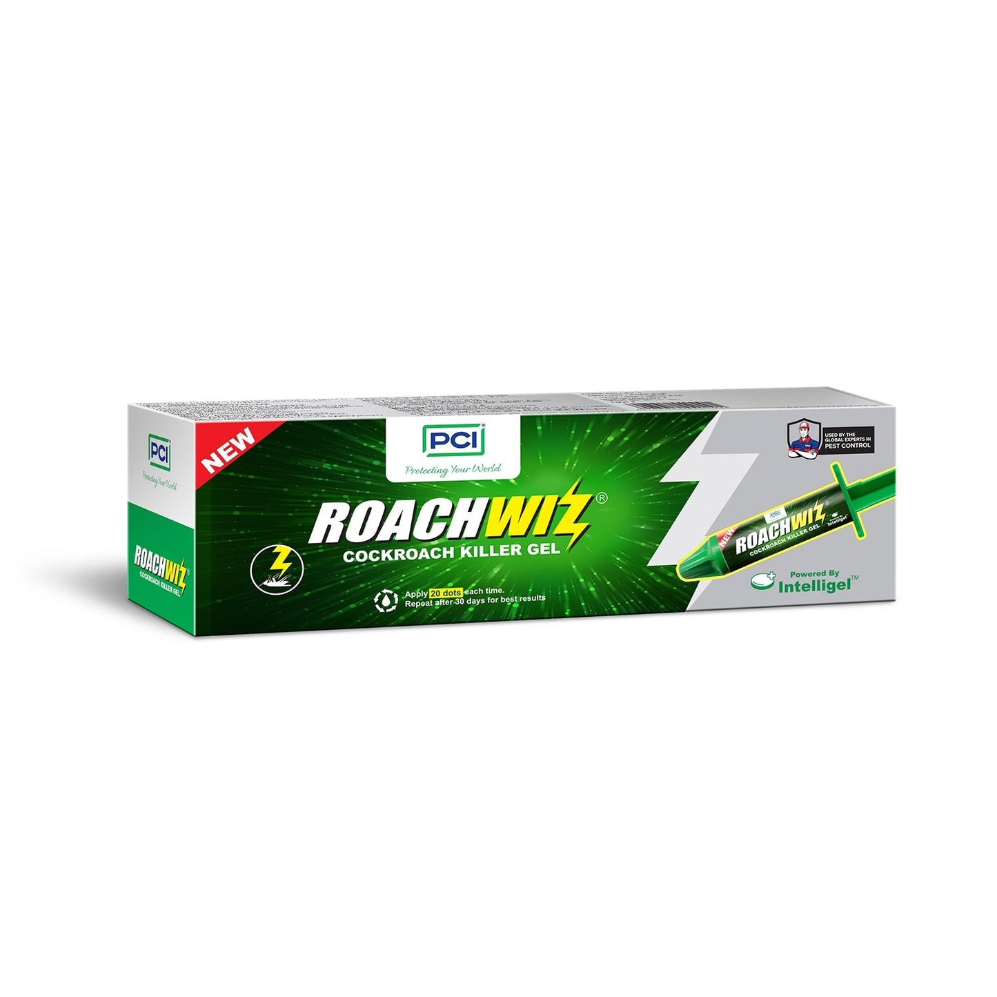 RoachWIZ Cockroach Killer Gel – Fast-Acting, Odorless Formula for Home & Kitchen