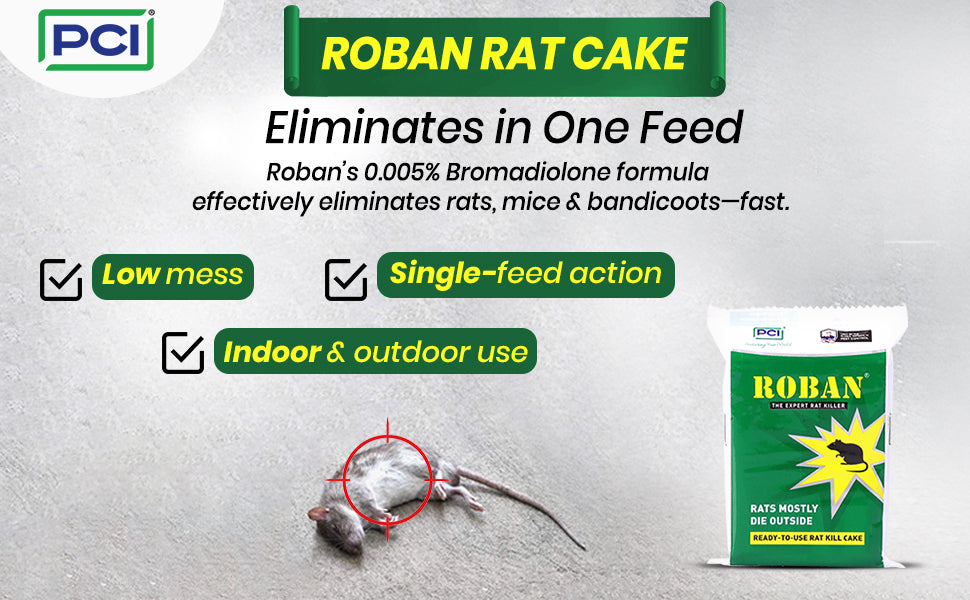 Rodent Cakes | Roban Rat Killer by PCI HiCare
