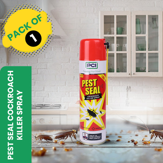 Pest Seal Crawling Insect & Cockroach Killer – 200ml | Deep Reach Spray for Cracks & Sink Pipes | Instant Kill with Fresh Fragrance | Home Safe Formula