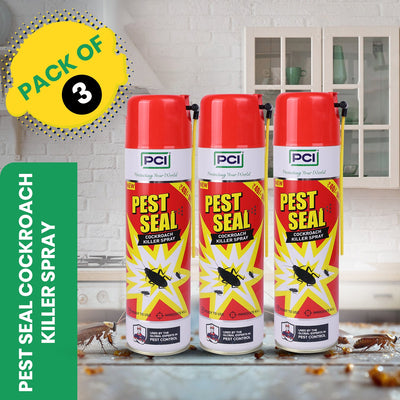 Pest Seal Cockroach Spray Pack of 3 (200ML)