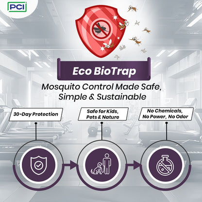 EcoBioTraps (Pack of 4) - Chemical-Free, Eco-Friendly Mosquito Trap