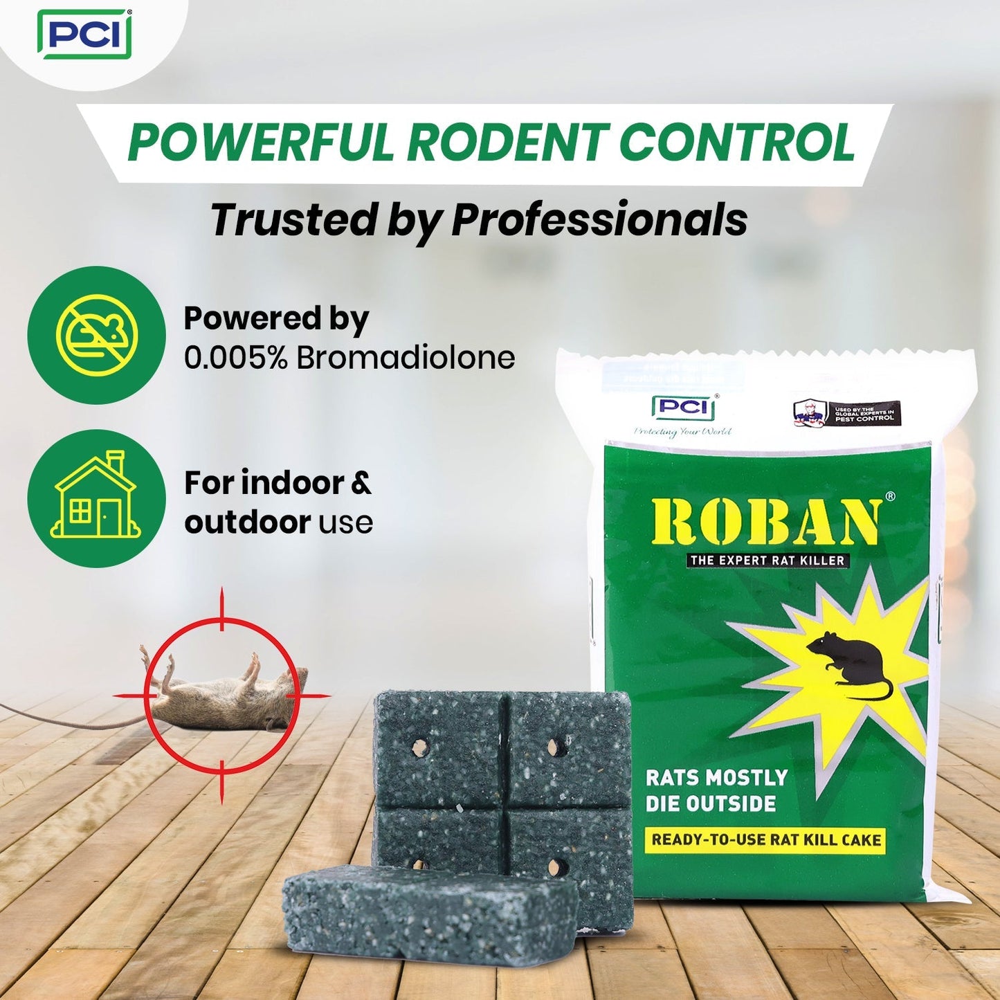 Roban Rat Cake - 100G (Pack of 10)