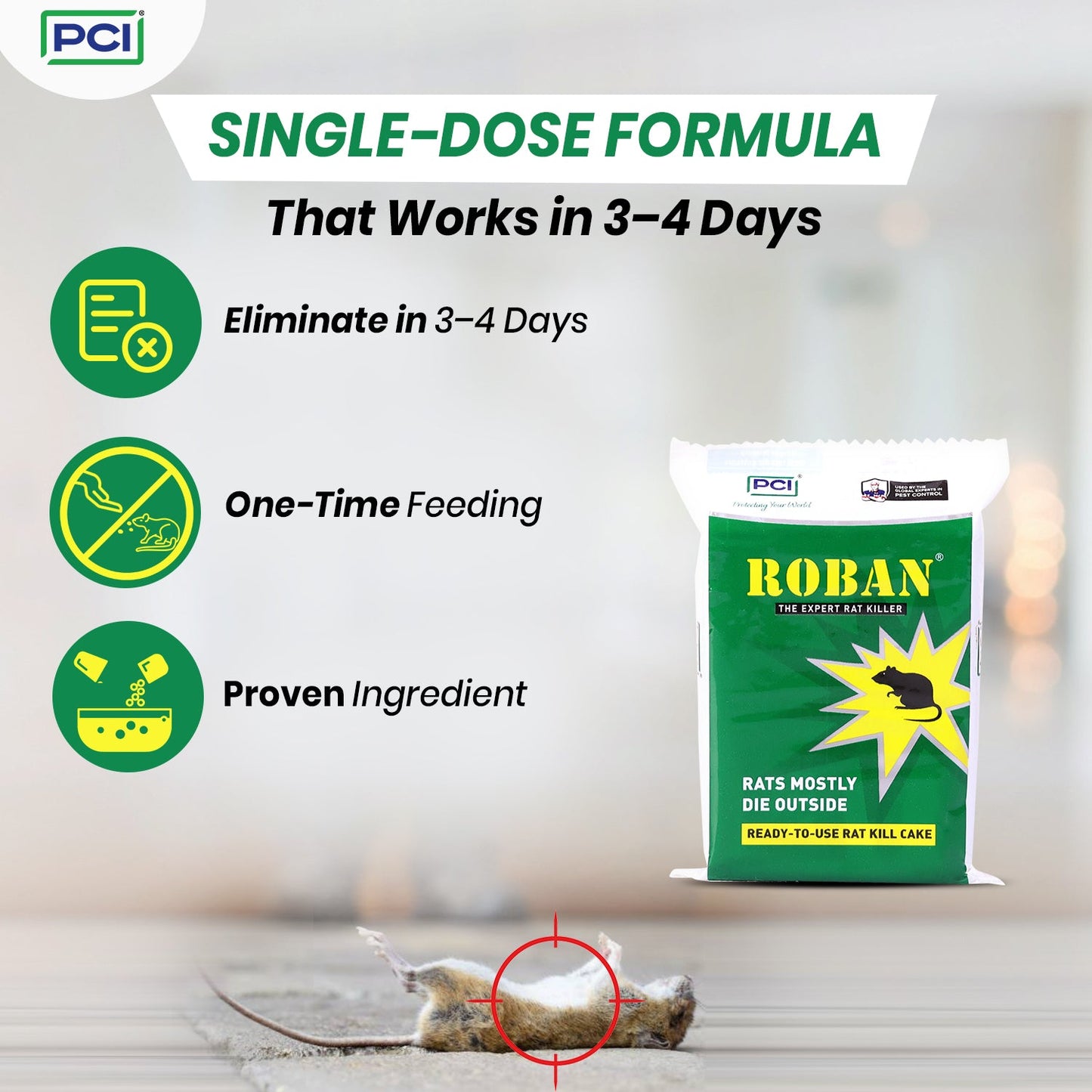 Roban Rat Cake - 100G (Pack of 10)