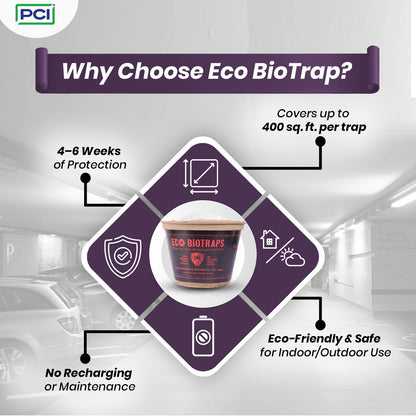 EcoBioTraps (Pack of 3) - Chemical-Free, Eco-Friendly Mosquito Trap