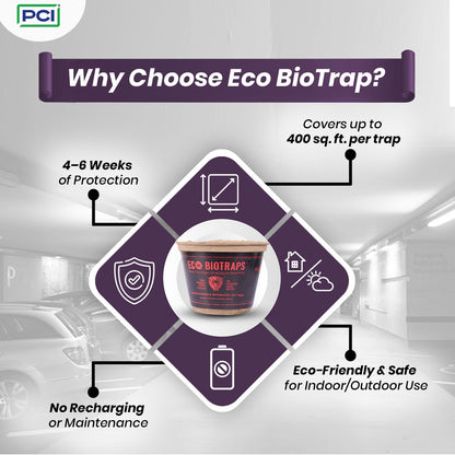 EcoBioTraps (Pack of 3) - Chemical-Free, Eco-Friendly Mosquito Trap