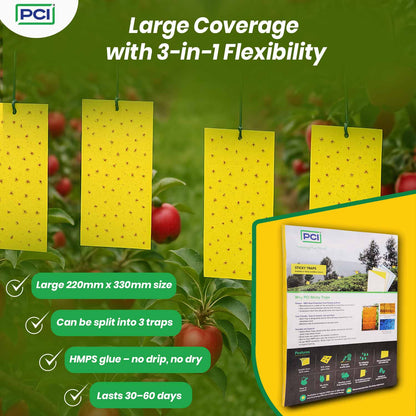 Yellow Sticky Traps for Garden & Farm